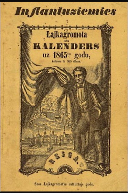 G. Manteifeļa izdotais 1865. gada kalendārs