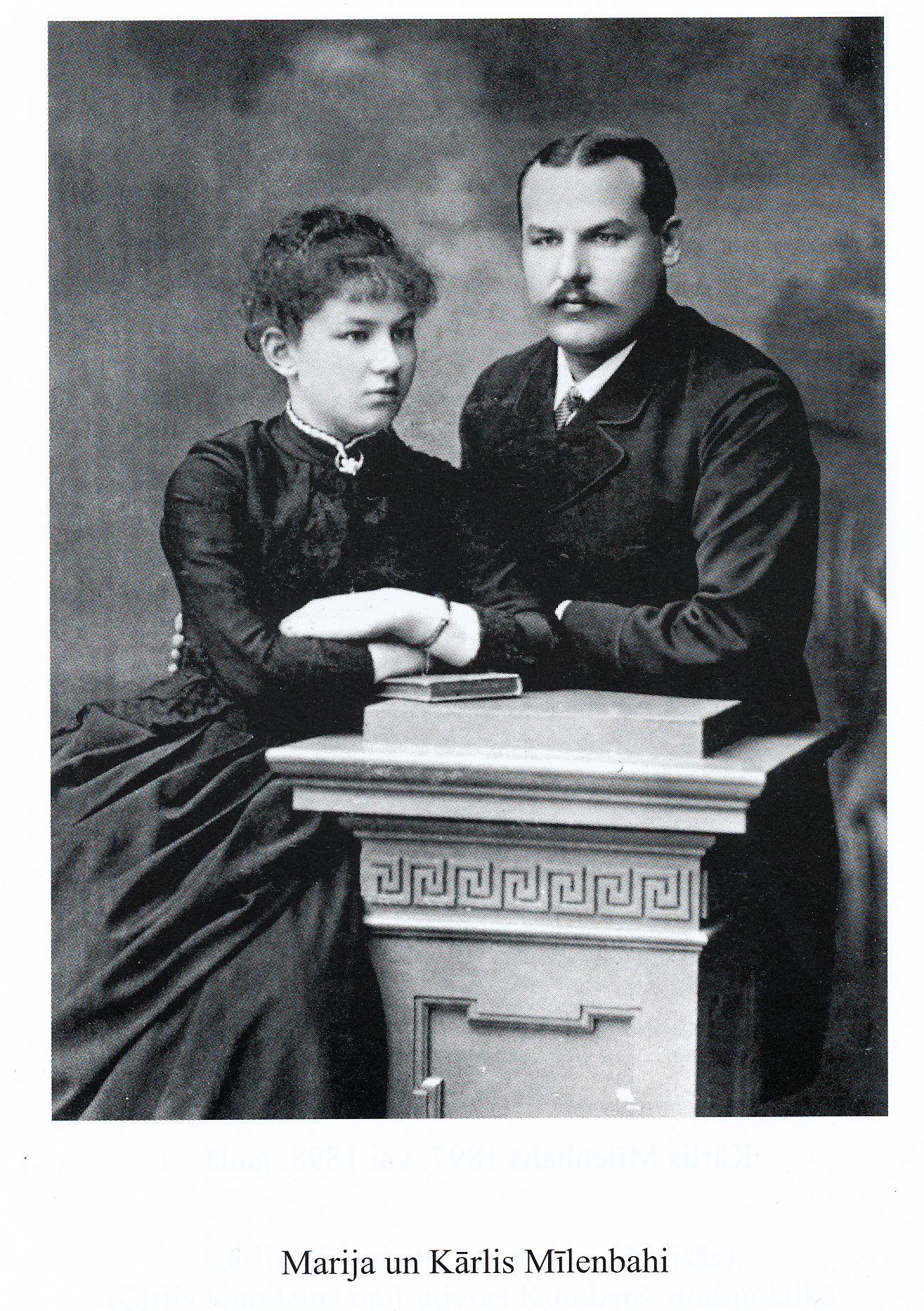 Kārlis Mīlenbahs ar sievu Mariju